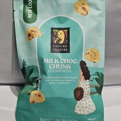 Byron Bay Cookies Milk Choc Chunk Front - Hampers for Him