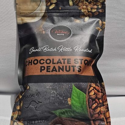 Chocolate Stout Peanuts Front Wicked Nuts - Hampers for Him
