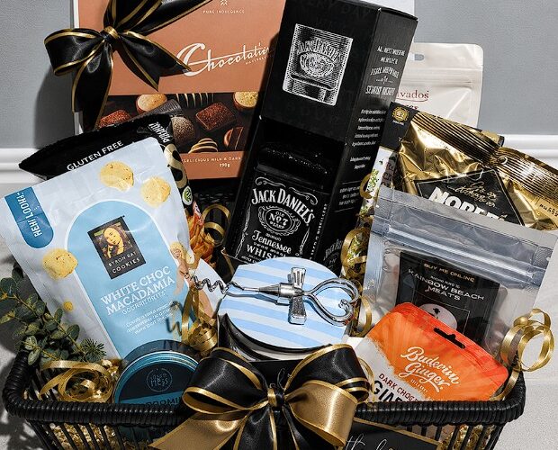 Fathers Day Hamper Large - Basket - Jack Daniels Pack - Hampers for Him