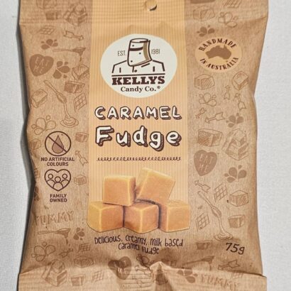 Kellys Candy Co Caramel Fudge Front - Hampers for Him