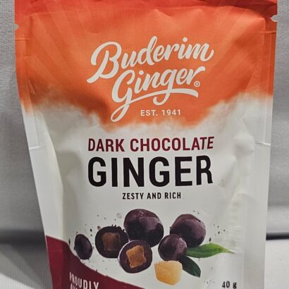 dark chocolate ginger buderim front - hampers for him