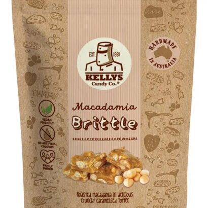 Kelly’s Candy Co Macadamia Brittle 180g