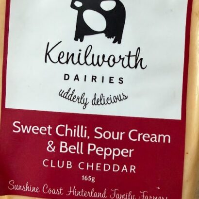 Kenilworth Dairies Sweet Chilli, Sour Cream and Bell Pepper Club Cheddar Cheese 165g - Hampers for him