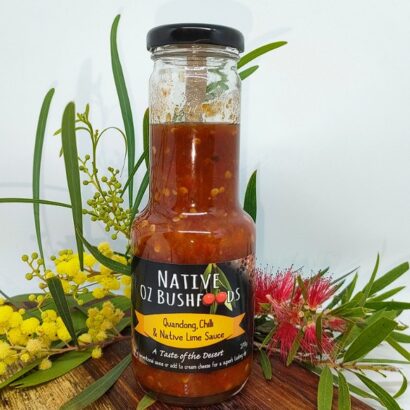 Native Oz Bushfoods Quandong Chilli and Native Lime Sauce 260g - Hampers for him