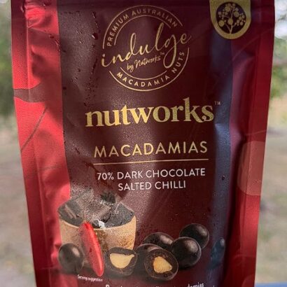 Nutworks Dark Chocolate Salted Chilli Macadamias