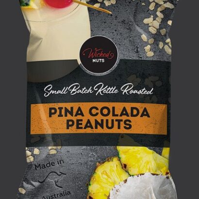 Wicked Nuts Pina Colada Peanuts 120g - Front