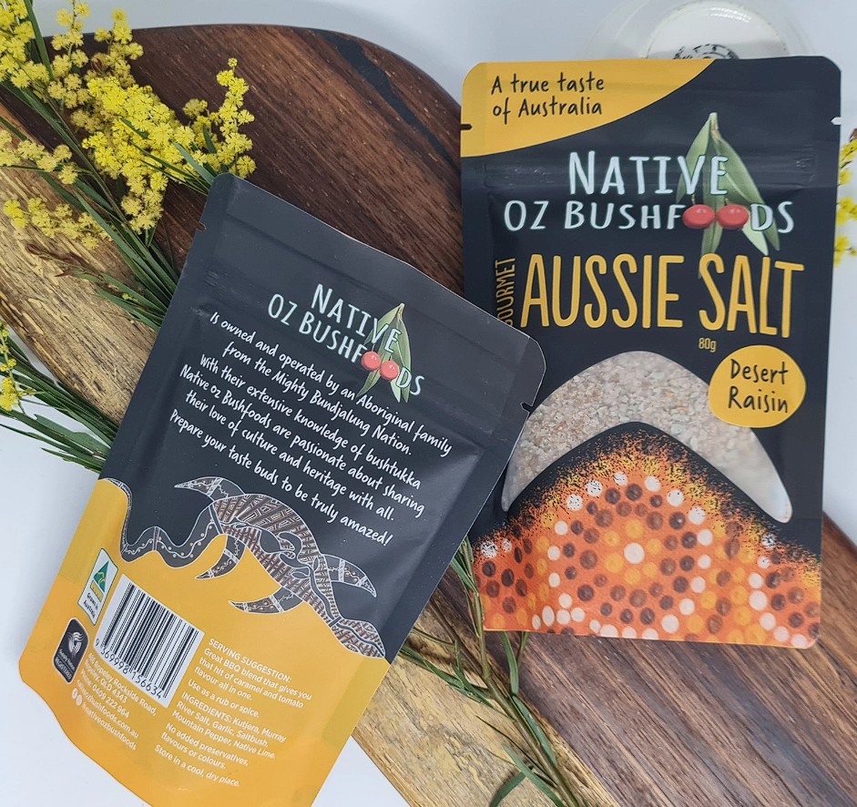 Native Oz Bushfoods Aussie Salt Desert Raisin 80g