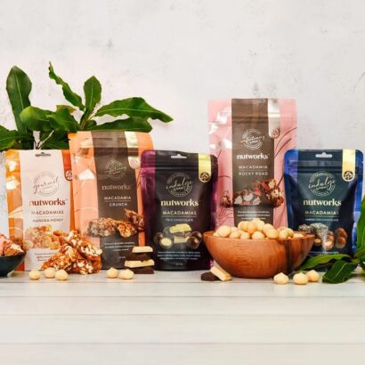 Nutworks Sweet Tooth Hamper - Front - Macadamia Theme