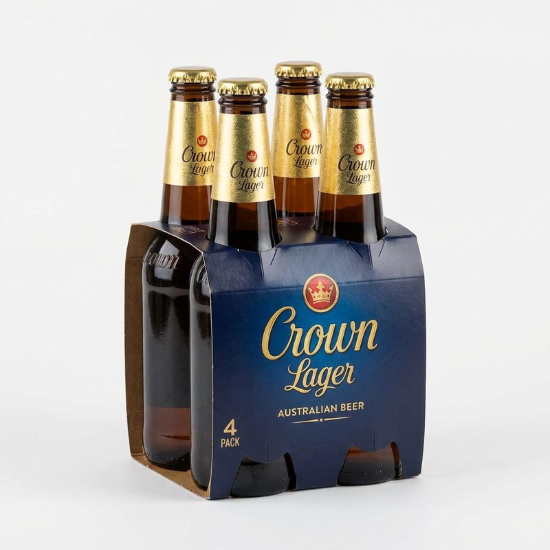 Crown Lager Gold 4-Pack (4 x 375ml)